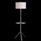 Jonathan Y Hall 62 in. Metal LED End Table Floor Lamp, Chrome JYL2012B - alternate 8