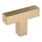 Amerock Intersect 1-15/16 inch (49mm) Length Champagne Bronze Cabinet Knob, 10PK 10VMP37027CZ - alternate 1