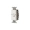 Hubbell Wiring 20 Amp 125-Volt Hubbell Autoguard Commercial Blank Face GFCI Receptacle, White GFBFST20W - alternate 2