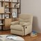 Homeroots 35" Beige Microfiber Recliner 374160 - alternate 4