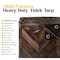 Core Tarps Extreme Heavy Duty 20 Mil Tarp Cover, Waterproof, UV Resistant Brown Wood/Black 18ft X 24ft CT-710-18X24 - alternate 7