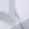 Homeroots Gray and White Queen 100% Cotton 200 Thread Count Washable Duvet Cover Set 528500 - alternate 8
