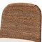 Bali & Pari Nadim Modern Bohemian Seagrass and Acacia Wood Counter Stool 242-13488-ZORO - alternate 9