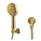 Kingston Brass Multi-Function Hand Shower Kit, Brushed Brass KX1547SE - alternate 1