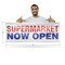 Signmission Supermarket Now Open, 18 Inch x 48 Inch, Vinyl Banner B-30872 - alternate 5