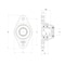 Ntn Thermoplastic Two Bolt Flange SUCNFL207-22 - alternate 3
