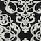 Homeroots 10' X 14' Black And Ivory Damask Washable Indoor Outdoor Area Rug 614412 - alternate 9