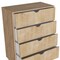 Homeroots 30" Natural Wood Four Drawer Dresser 552256 - alternate 8