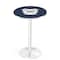 Holland Bar Stool Co 42" Chrome Butler University Pub Table, 36" dia. Top L214C4236Butler - alternate 1