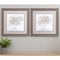 Homeroots Set Of Two Birch Grove Brown Framed Print Wall Art, 2PK 521550 - alternate 5
