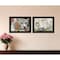 Homeroots Set Of Two Tiger Lily Dandy Lion 2 Black Framed Print Wall Art, 2PK 407197 - alternate 4
