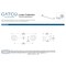 Gatco Locke 24 in Towel Bar, Chrome 5450 - alternate 5