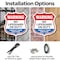 Signmission Warning No Lifeguard On Duty, 6 inch X 6 inch, Plastic Sign, 2PK SHI-P-2PACK-6-479 - alternate 6