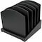 Victor Technology Incline Sorter, Black, Wood, 9 1/2 in W, 9 1/2 in L, 9 1/2 in H, 5 Number of Compartments 8601-5 - alternate 1