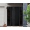 Vdomdoors Steel Door Deux 6078 Black Enamel 2 Sidelight Exterior Windows Sidelites/ Entry Door Painted W14+36 DEUX6078EXD-BLK-W14+36+14 x H80-RH-I - alternate 5