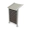 Ghent 63''Wx105''H Preserve, Single Unit, Glass, Walnut Slat Wall, Anodized Silver Frame, Cadet Grey Awning PSV1FGSSILGRYWAL - alternate 1