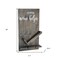 Homeroots 4" Gray Wood Entertainment Organizer 661171 - alternate 5