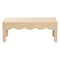 Bali & Pari Mason Grasscloth Coffee Table with Scalloped Apron 266-14583-ZORO - alternate 7