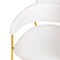 Leisuremod Axis Collection Modern Gold Dining Chair in White, 2PK ACG22W2 - alternate 10