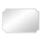 Homeroots 36" Rectangle With Scalloped Corner Unframed Accent Mirror 383712 - alternate 7
