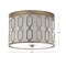 Jonathan Y Link 2-Light 12.75" Metal LED Flush Mount, Soft Gold JYL3509B - alternate 8
