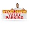 Signmission Stop Here Valet Parking, 36 Inch x 96 Inch, Vinyl Banner B-96-30867 - alternate 5
