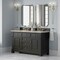 James Martin Vanities Brookfield 60" Double Vanity, Black Onyx, w/ 3 CM Tajnar Eclos Top 547-V60D-BKO-3TJR - alternate 9