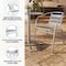 Flash Furniture Heavy Duty Commercial Restaurant Stack Chair, PK4 4-TLH-1-GG - alternate 19