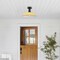 Jonathan Y Camila 14" 1-Light Classic Industrial Indoor/Outdoor Iron LED Semi Flush Mount, Matte Yellow JYL7617H - alternate 9