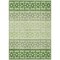 Homeroots 10' X 14' Green Sage And Ivory Geometric Washable Indoor Outdoor Area Rug 613848 - alternate 9