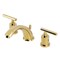 Kingston Brass Widespread Bathroom Faucet with Pop-Up Drain, Polished Brass KB8962CML - alternate 1