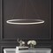 Jonathan Y Brice 35" Modern Contemporary Metal Round Dimmable Integrated LED Pendant, Matte White JYL7220I - alternate 13