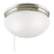 Westinghouse Two-Light Indoor Flush-Mount Ceiling Fixture Brshd Nkl Frstd Gls 6721000 - alternate 1