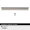 Amerock Streamline Tab 6 inch (152mm) Length Satin Nickel Cabinet Edge Pull, 25PK 25VMP37204G10 - alternate 4