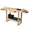 Wrightmaster 55 in. Rubberwood Workbench with 3 Drawers & Storage, Natural ZR-94605 - alternate 7