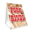 Signmission Pork Rinds, 36 Inch x 24 Inch A-frame Yard Sign, Plastic Sign SBC-2436-Pork Rinds - alternate 1