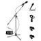 Pyle PYLE Dynamic Microphone and Tripod Stand Arm - Mic Length 7.48'' w/ Acoustic Pop Filter & XLR Cable PMKSM20 - alternate 1
