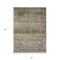 Homeroots 3' X 5' Brown Tan And Black Floral Washable Indoor Outdoor Area Rug 606176 - alternate 9