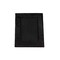 Homeroots 5" x 7" Black Cowhide Hanging & Tabletop Picture Frame with Mat 332315 - alternate 1