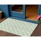 Homeroots 3' X 5' Mint Green And Ivory Polka Dot Washable Indoor Outdoor Area Rug 614917 - alternate 1