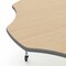 Flash Furniture Commercial Adjustable Height Flower Activity Table with Locking Casters-LT NAT XU-A60-FLR-LTNAT-T-P-CAS-GG - alternate 9