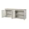 Homeroots 73in Brown and White Solid Wood Sideboard with Four Doors 380252 - alternate 7
