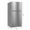 Koolmore 30 In 20 cu ft Top Mount Appartement Refrigerator In Stainless Steel KM-TMR-20-SS - alternate 10