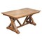 Homeroots 71" Brown Solid Wood Trestle Base Dining Table 719514 - alternate 8