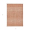 Homeroots 5' X 8' Salmon Gold And Ivory Tribal Washable Indoor Outdoor Area Rug 582639 - alternate 8