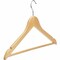 Lorell Clothes Hanger, Natural, Wood, PK6 LLR01066 - alternate 1