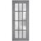 Vdomdoors Front Exterior Prehung FiberGlass Door Frosted Glass / Manux 8312 Grey Ash / Office Commercial and MANUX8312EXD-SS-W36 x H80-RH - alternate 3