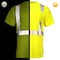 Dome75 Hi-Vis Short Sleeve Shirt, ANSI/ISEA 107-2020 Class 2, Type R, 100% Polyester Birds-Eye Mesh DSS1421 - alternate 7