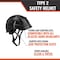 Malta Dynamics Safety Helmet, Acrylonitrile Butadiene Styrene (ABS), Ratchet, Black HTB2000 - alternate 8