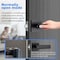 Wrightmaster 6.3 in Matte Black Fingerprint Biometric Smart Door Handle ZR-05M7-ORB - alternate 9